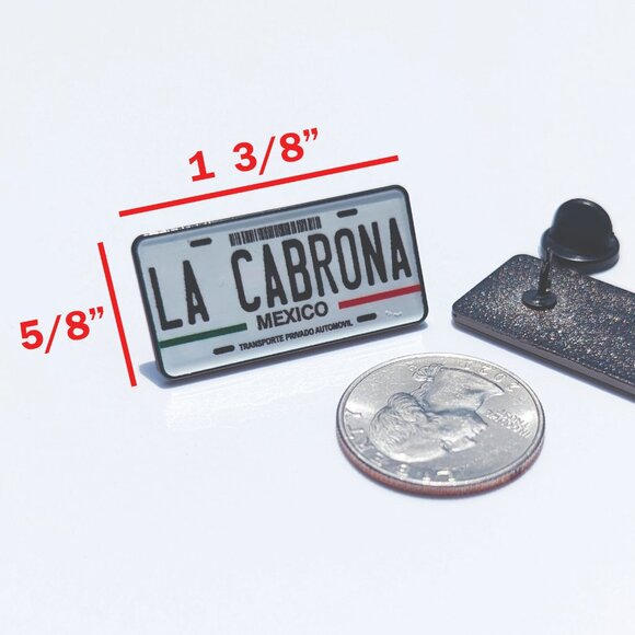 Pin La Cabrona Pin For Caps Clothing Enamel Badge Plate Mexican Pin Mexico - Picture 5 of 5